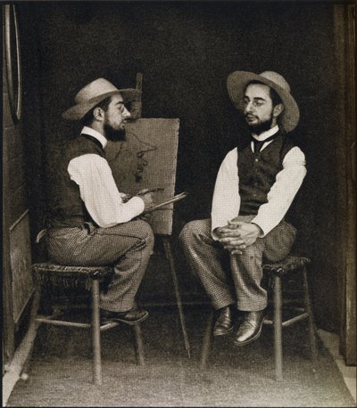 Doppelporträt von Toulouse-Lautrec, aus 